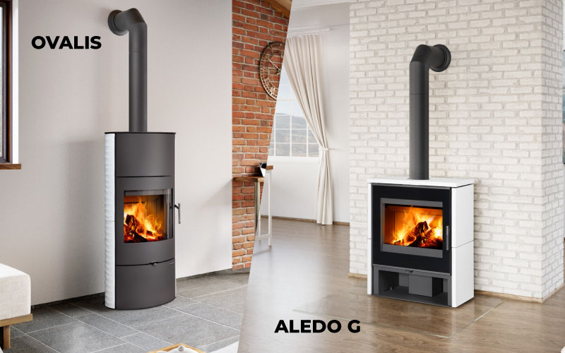 Romotop, leader des poêles à bois et cheminées, propose le NAVIA en céramique et le LAREDO T, alliant élégance et une flamme envoûtante pour sublimer votre intérieur.