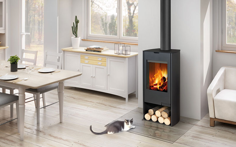 Poêle à bois ROMOTOP TALA N, modèle accessible, durable et performant